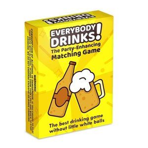 Everybody Drinks Exciting Drinking Game for Adults
